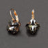 Auskari "Bizantijas Krusts (Silver Night)" ar Swarovski™ kristāliem